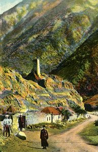 Pueblo del Cáucaso, Rusia de Unbekannter Künstler