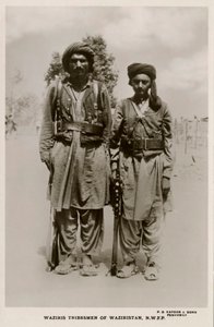Miembros de la tribu waziris de Waziristán, N.W.F.P. de Unbekannter Künstler