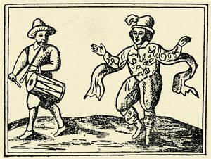 William Kempe bailando el Morris de Unbekannter Künstler