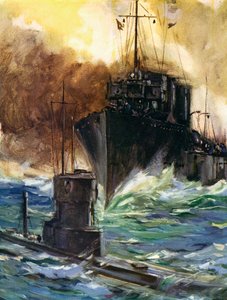Primera Guerra Mundial- H.M.S. Badger de Unbekannter Künstler