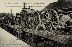 Primera Guerra Mundial: Tren de artillería inglés de Unbekannter Künstler