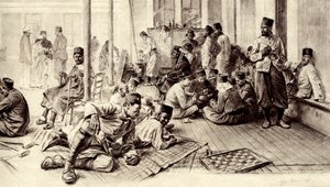Primera Guerra Mundial: Soldados franceses africanos convalecientes de Unbekannter Künstler
