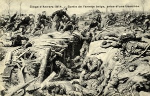 Primera Guerra Mundial Asedio de Amberes de Unbekannter Künstler
