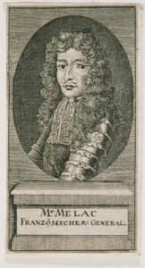 General Ezekiel du Mas Comte de Mélac de Unbekannter Stecher