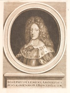 Joseph Clemens Kajetan de Baviera, Arzobispo de Colonia de Unbekannter Stecher