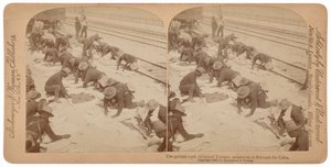 "El Gallant 25 preparándose para embarcar hacia Cuba",1898 (foto)