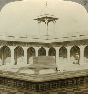 Tumba de Akbar, Sikandara, Uttar Pradesh, India, c. 1900s de Underwood and Underwood