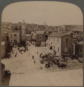 Belén de Judea, el lugar de nacimiento de Jesús, Palestina, 1896