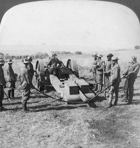 Cañón naval británico, Sudáfrica, Guerra de los Bóers, 1900 de Underwood and Underwood