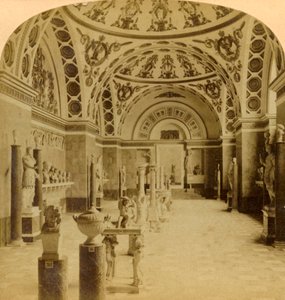 Sala de los Romanos, Glyptothek, Múnich, Alemania de Underwood and Underwood