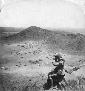 Mirando hacia el Estado Libre de Orange, Guerra de los Bóeres, Sudáfrica, 1900