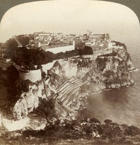 Capital de Monte Carlo, Mónaco - En el principado más pequeño de la tierra, 1899 de Underwood and Underwood