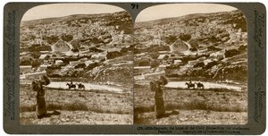 Nazaret, vista desde el noreste, Palestina, 1900