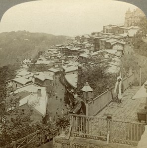 Simla, capital de verano de India, c. 1900s de Underwood and Underwood