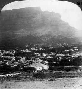Montaña de la Mesa, Ciudad del Cabo, Sudáfrica de Underwood and Underwood