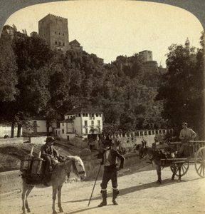 La Alhambra, Granada, Andalucía, España de Underwood and Underwood
