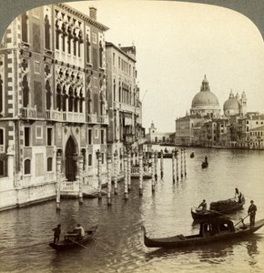 El Gran Canal, Venecia, Italia de Underwood and Underwood