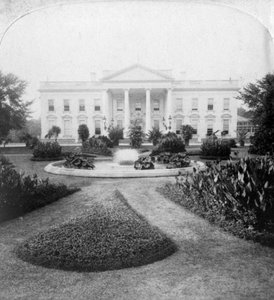 La Casa Blanca, Washington, DC, EE.UU., finales del siglo XIX de Underwood and Underwood