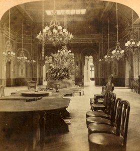 El famoso salón de ruleta, Casino, Monte Carlo, Mónaco, 1897