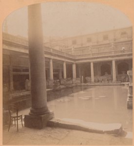 El antiguo baño romano, Bath, Inglaterra, 1900 de Underwood and Underwood