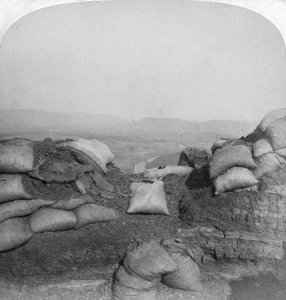 Vista desde Spion Kop, Sudáfrica, Segunda Guerra Bóer, 1901