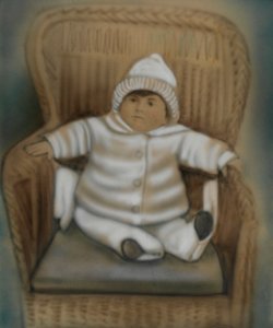 Niño en la silla de Unidentified