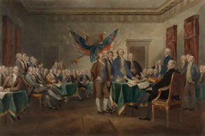 Firma de la Declaración de Independencia de Unidentified