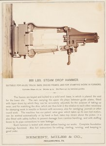 [Martillo de Caída de Vapor, Bement, Miles and Company, Filadelfia] de Unidentified