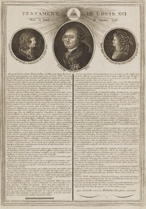 Testamento de Luis XVI de Unidentified