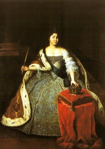  Retrato de Catalina I de Rusia de Unidentified painter label QS