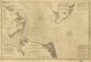 Bahía de Chesapeake, hoja nº 1, río York, Hampton Roads, entrada de Chesapeake... LOC 99447134