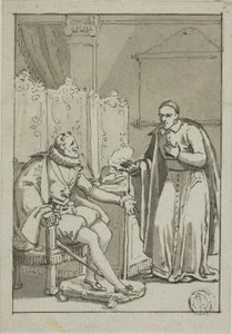 Audiencia del cardenal con Enrique IV de Unknown