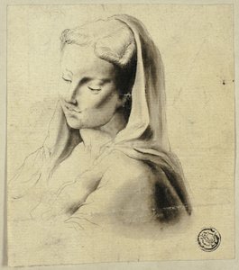 Busto de una mujer con velo de Unknown