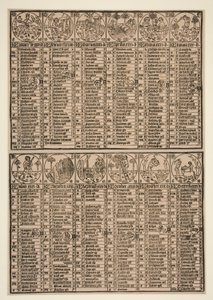 Calendario de Johann von Gemund de Unknown