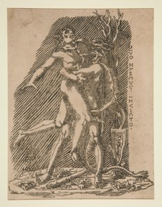 Hércules y Anteo de Unknown