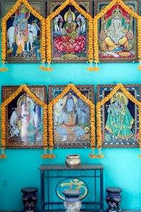 Deidades hindúes, Templo Sri Thenday Yutthapani, Ciudad Ho Chi Minh, Vietnam
