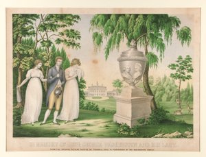 En memoria de Genl. George Washington y su dama de Unknown