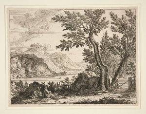 paisaje italiano de Unknown