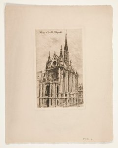 París, La Sainte. Capilla de Unknown