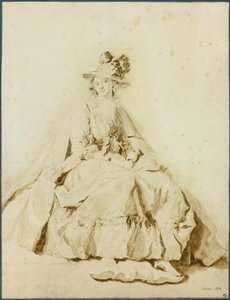 Retrato de una joven dama de Unknown