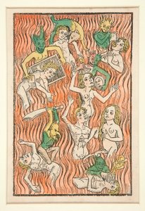 Purgatorio, ilustración de The Soul Root Garden de Unknown