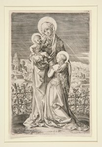 Santa Ana, la Virgen y el Niño de Unknown