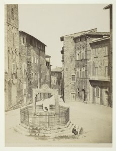 San Gimignano, Piazza Cavour cisterna de Unknown