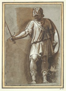 Guerrera de pie, de polidoro de Unknown