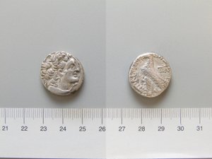 Tetradracma de Ptolomeo XII, rey de Egipto de Egipto