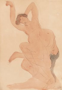 dos desnudos entrelazados