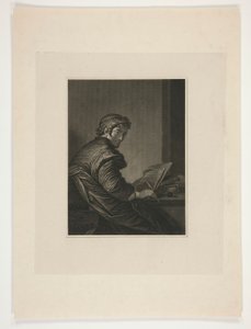 Desconocido [erudito sentado en el escritorio] de Unknown