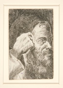 Sin título (Cabeza de hombre barbudo) de Unknown