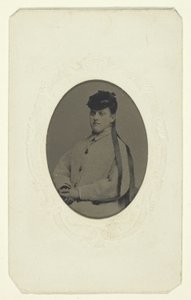 Sin título (Retrato de una mujer con sombrero) de Unknown