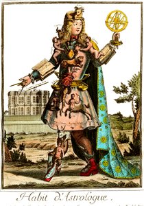 Traje de astrólogo del siglo XVII. Colección privada de Unknown artist